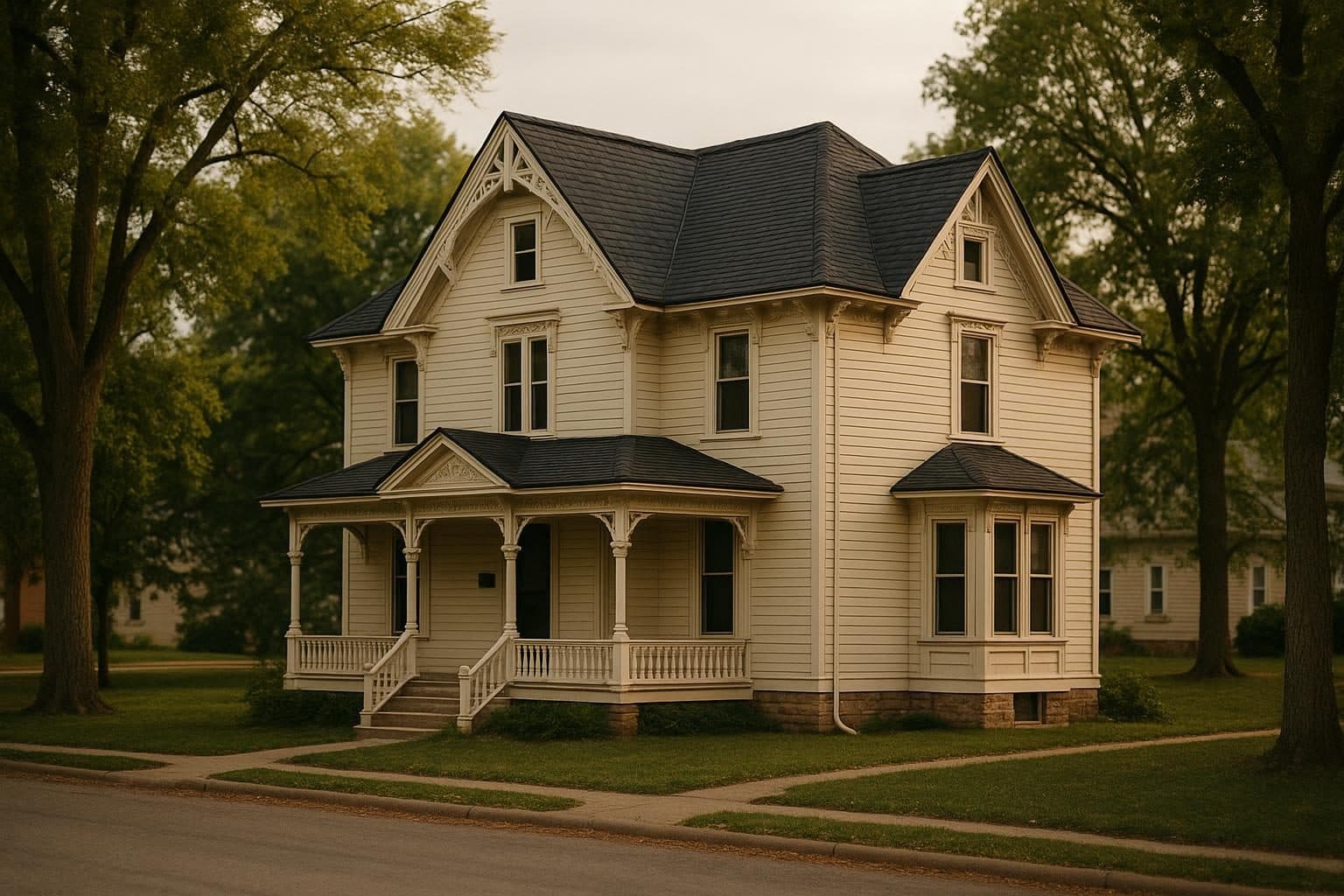 Historic Lawrence Kansas home with new roof