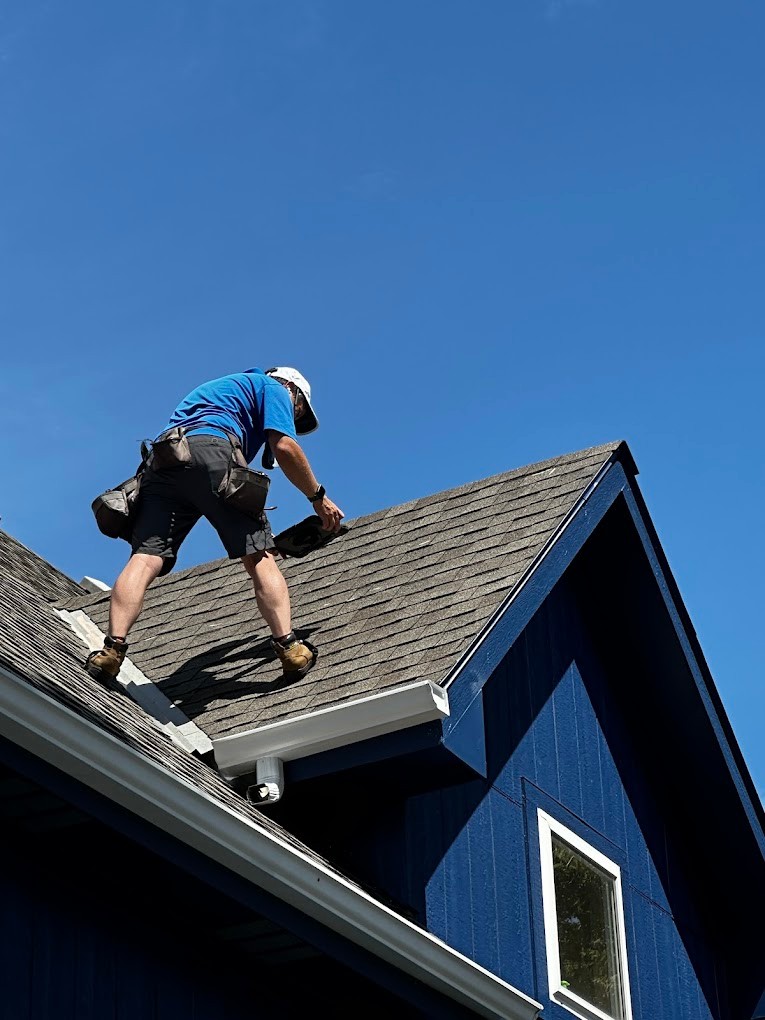 Geodesic dome roofing project