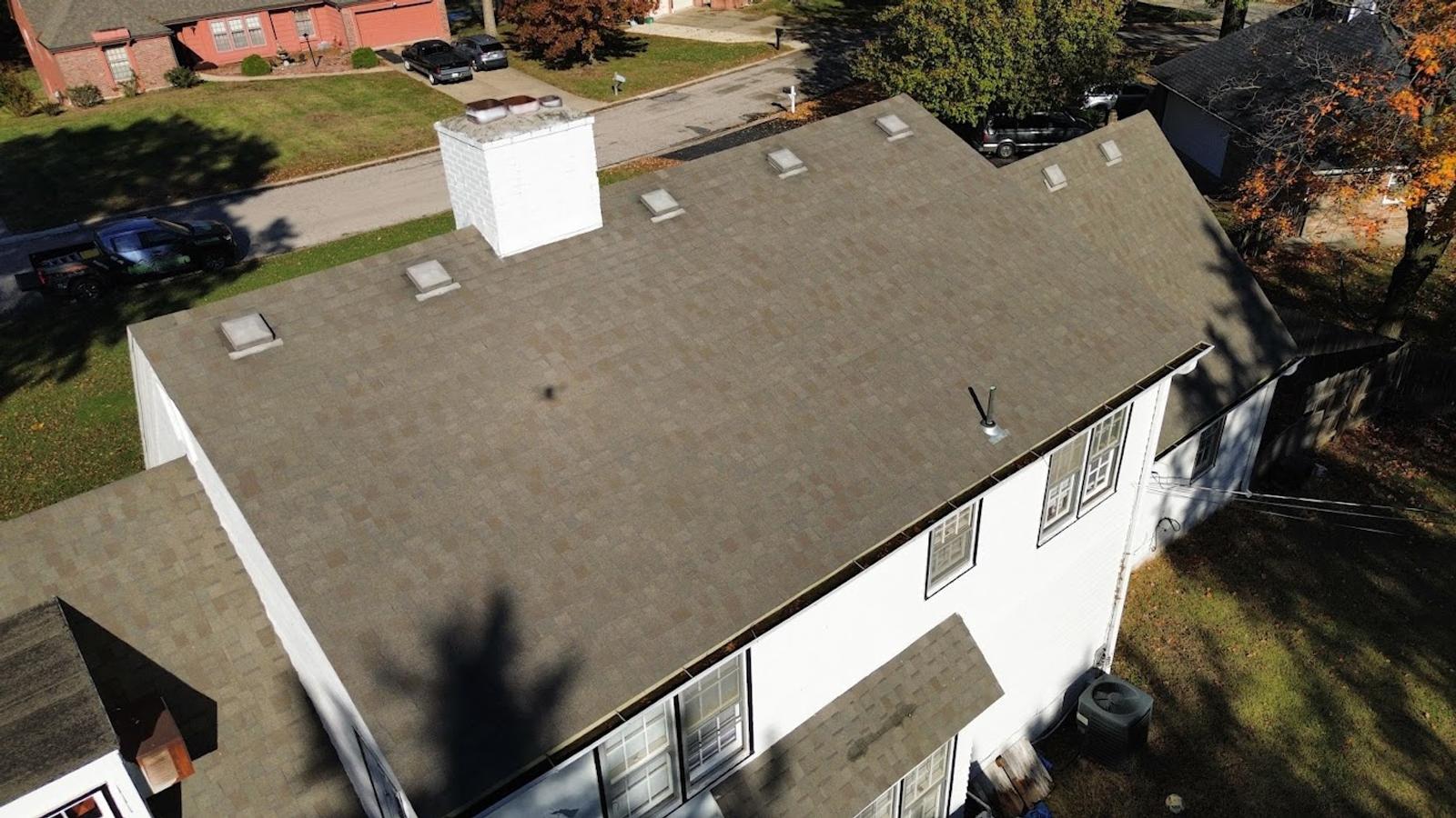Storm damage roof restoration in Shawnee, KS